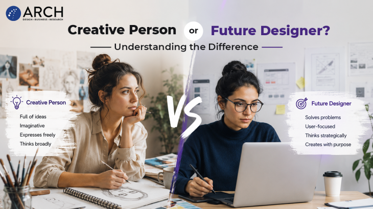 Creative Person or Future Designer? Understanding the Difference