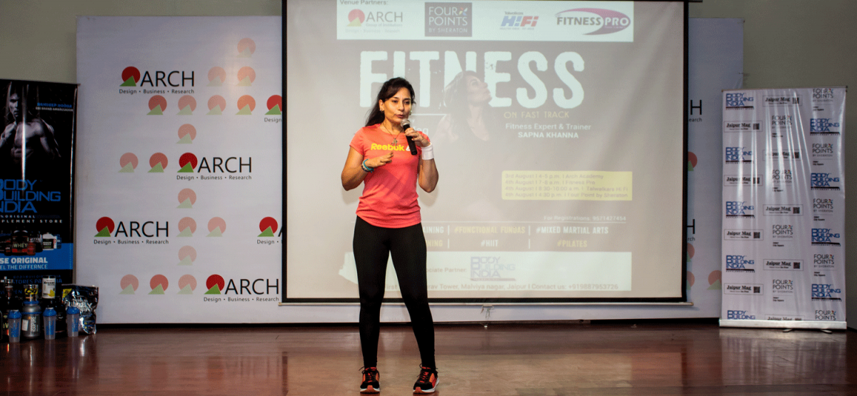 Making People Health Conscious- Fitness Session by Sapna Khanna