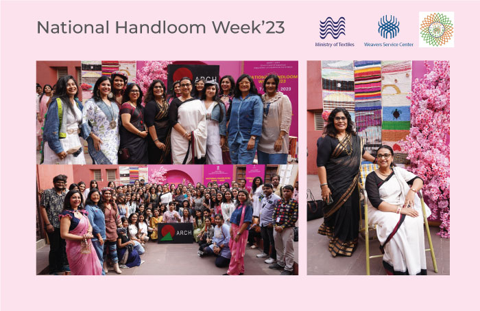 ARCH College Shines at National Handloom Week 2023