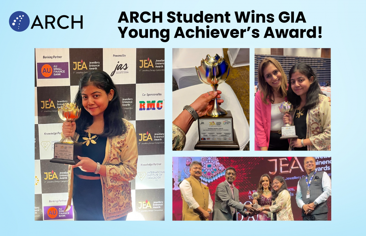 ARCH Student Vanisha Sharma Wins GIA Young Achiever’s Award at JEA 2025