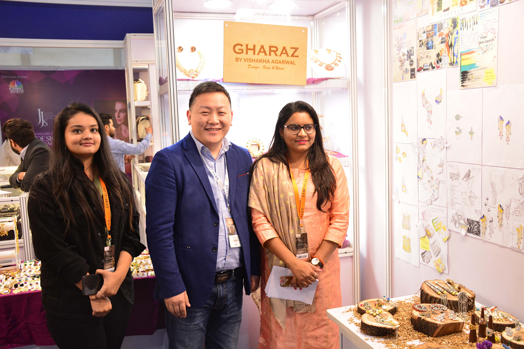 Budding designers at Jaipur Jewellery Show 2018