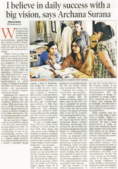 Times Bazaar - Authored Article