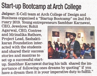 Start up Bootcamp by ARCH E-cell (DNA) 