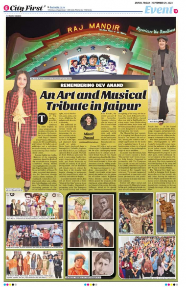First India : An Art & Musical tribute in Jaipur